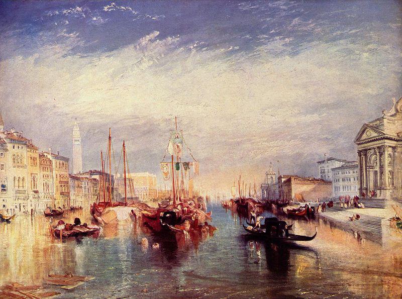 Joseph Mallord William Turner Canal Grande in Venedig China oil painting art